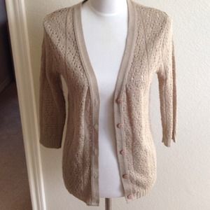 TAN CARDIGAN