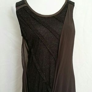 Mini Dress with Mesh Cover