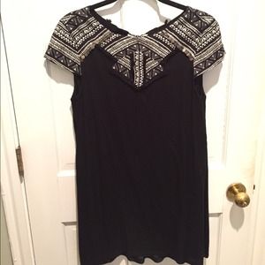 Pull & Bear Black Shift Dress
