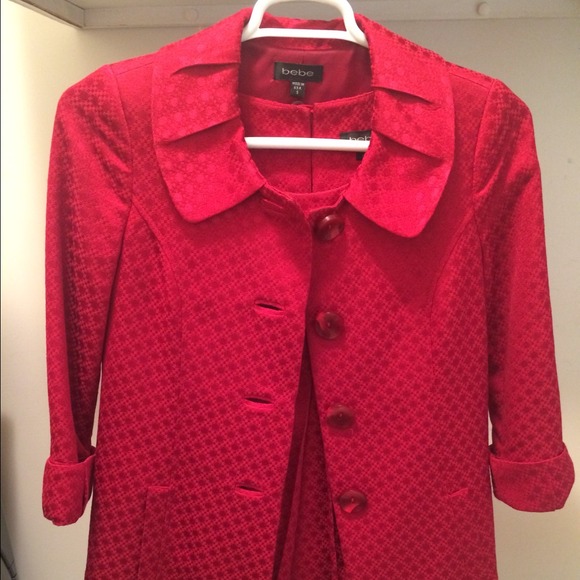 Beautiful red two-piece dress set!