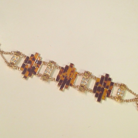 Gold Tortoise Deco Bracelet