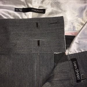 Maurices Grey Flare Dress Pants