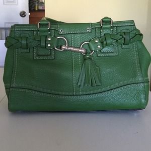 Green Coach Purse