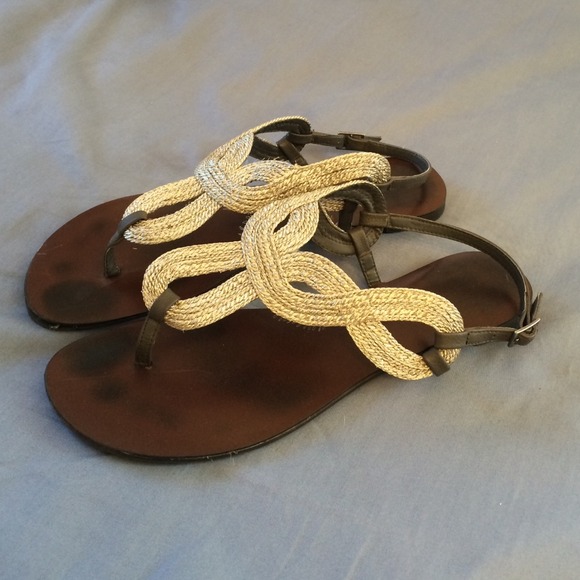 Silver Woven Sandal - Picture 2 of 2