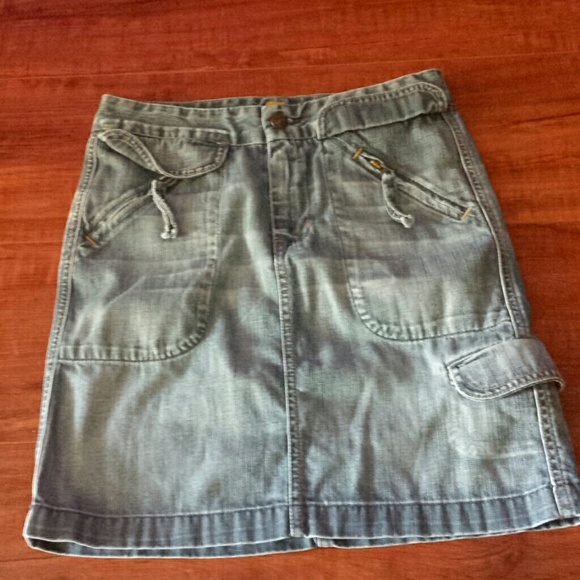 7 For All Mankind denim skirt - Picture 1 of 2