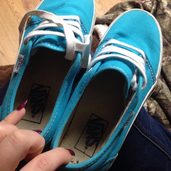 Turquoise Vans - Picture 4 of 4