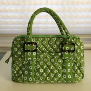 Vera Bradley green apple small tote