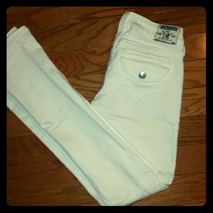 Crisp white True Religion Jeans