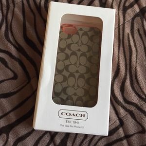 🔴Coach iPhone 5 case JUST REDUCE🔴