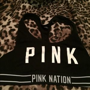 Pink Nation Sports Bra Size Medium