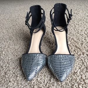 Zara vamp with ankle straps