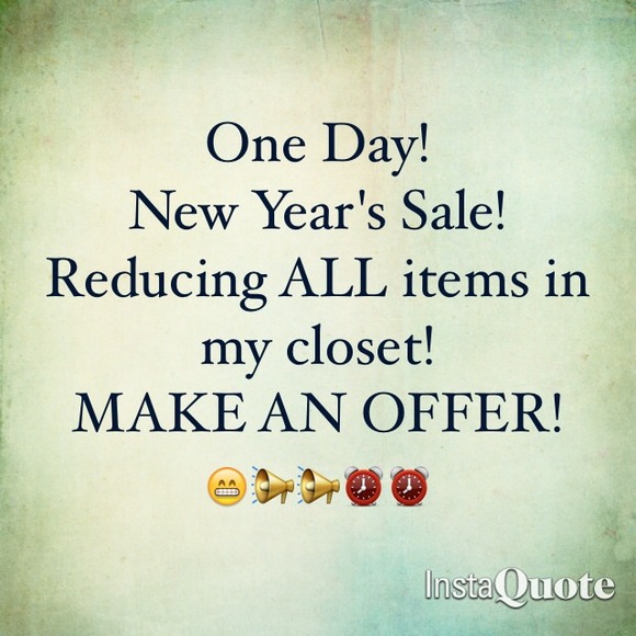 New Year's Sale 📢📢📢