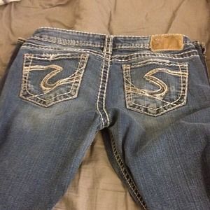 Silver jeans