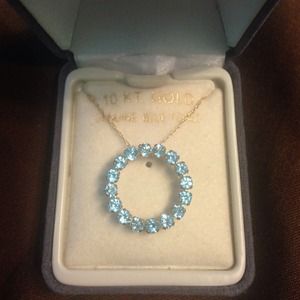 Blue Topaz necklace