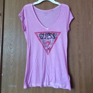 Pink GUESS top