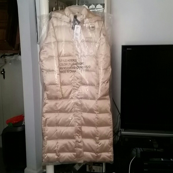 New ecko red gold long down snow jacket - Picture 1 of 3