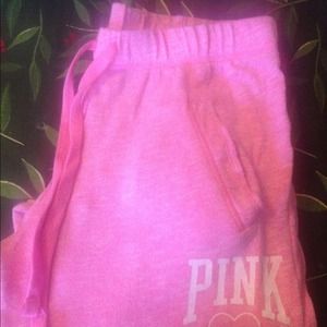 Pink victoria secret boyfriend sweats