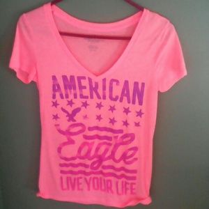 Small american eagle shirt