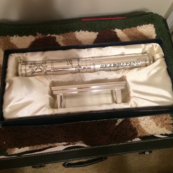 Silver Diploma Holder