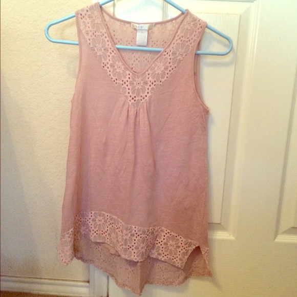 Design history, tank top with lace