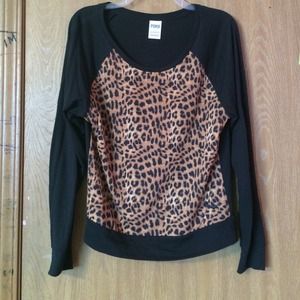 PINK Victoria's Secret cheetah top