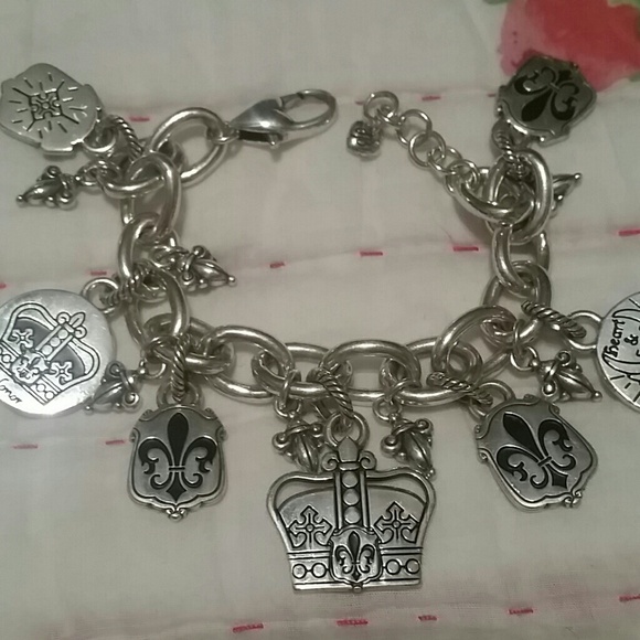 Silver Brighton charm bracelet