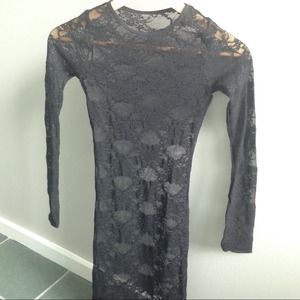 American Apparel Stretch Floral Mini Dress