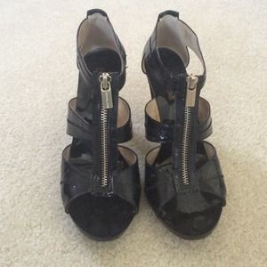 Black Michael Kors heels