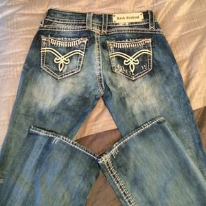 Rock revival stitched jeans !