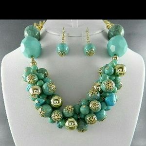 Turquoise Necklace Set