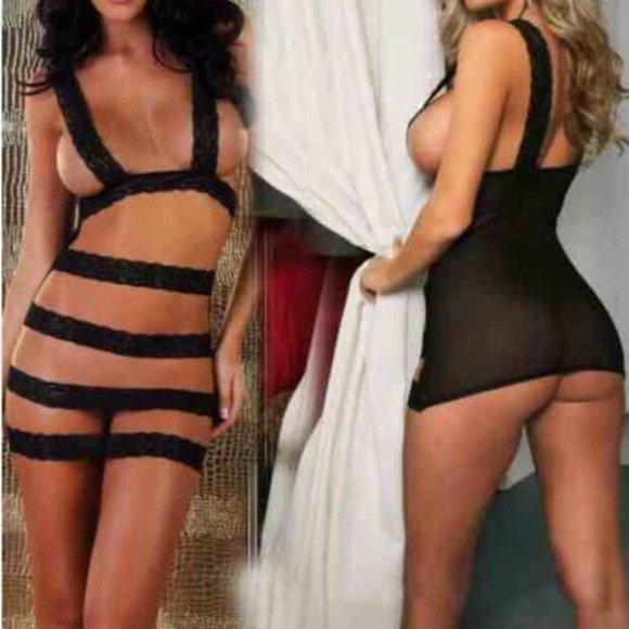 Black lingerie