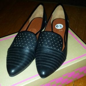 Rebecca Minkoff Black Pointy Toe Flats