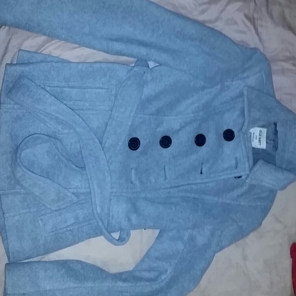 Gray Old Navy Peacoat medium