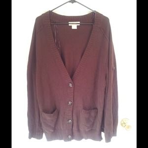 Michael Kors Brown Sweater Cardigan