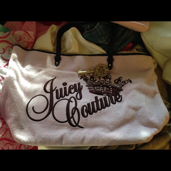 💯authentic Juicy Couture tote and make up bag