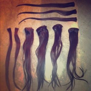 Hair extensions.