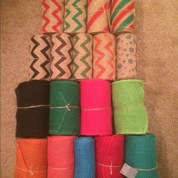 Burlap chevron initial bow wreath!! - Picture 4 of 4