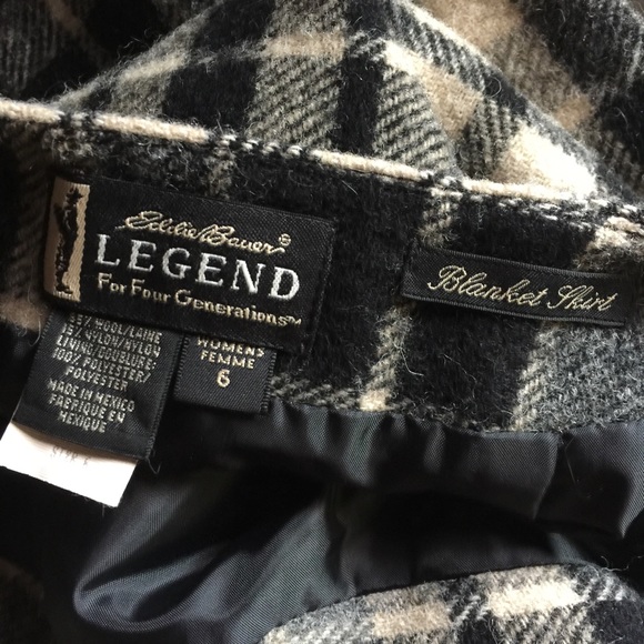 🐎Eddie Bauer Legend Blanket Fringe Wrap Skirt🐎 - Picture 4 of 4