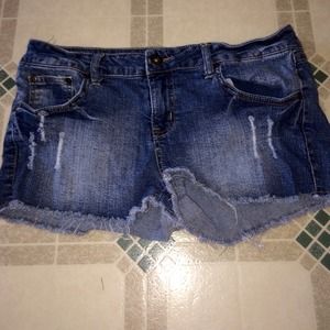 Womens denim shorts