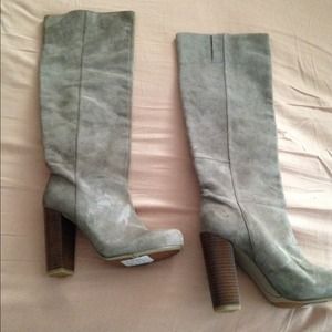Taupe Suede Over-the-Knee Nine West Boots!!!