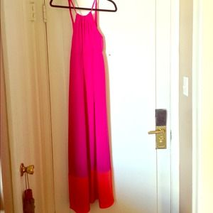 HOT pink maxi