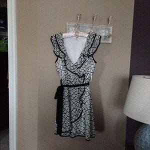 Black and white dress