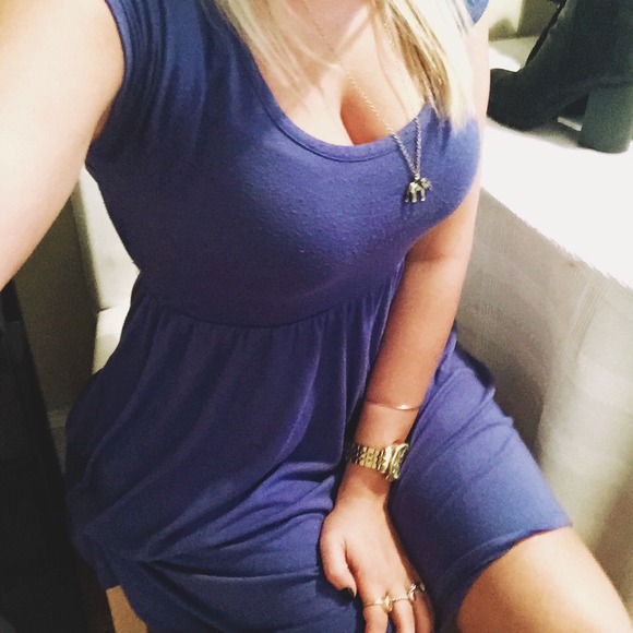 Blue Skater dress