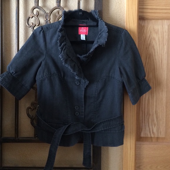 Cute charcoal grey Lux jacket