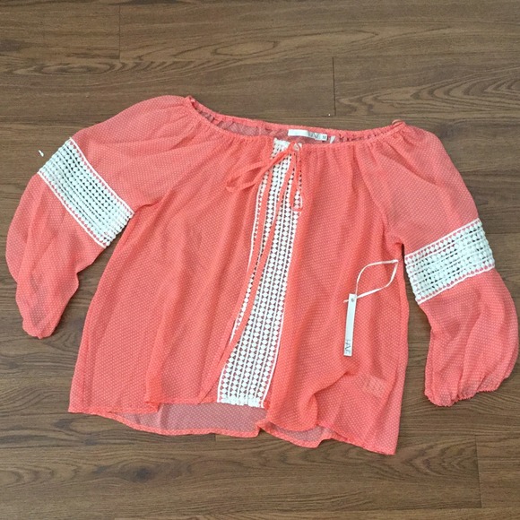🎀HP🎀 Nwt sheer blouse🎀🎀