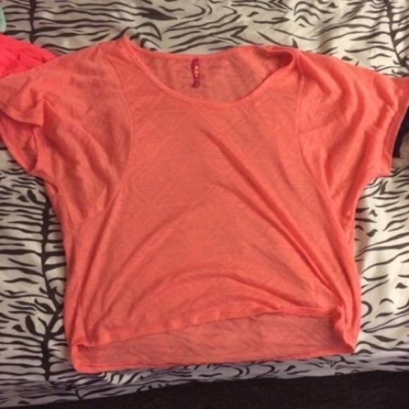 Aztec coral shirt