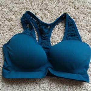 Turquoise sports bra from Pink