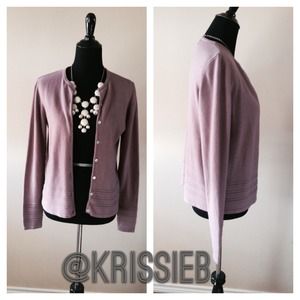Beautiful Mauve Colored Cardigan