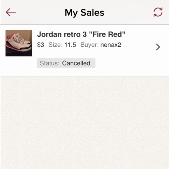 Order Cancelled