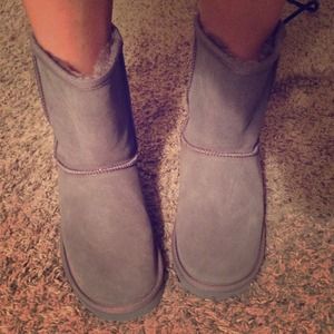 Kids Grey Boots👧👦👢